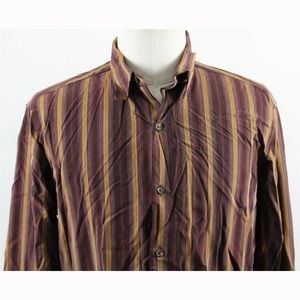 Tommy Bahama Silk Wool L/S Striped Shirt MD